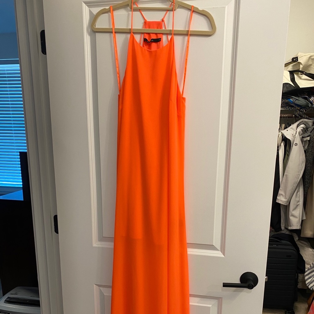 Hot pink Maxi dress